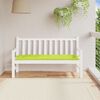 vidaXL Garden Bench Cushion Bright green Oxford fabric (100% polyester)