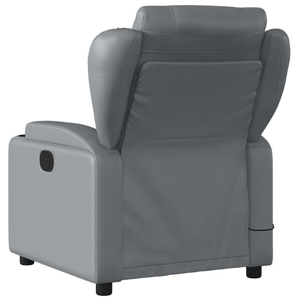 vidaXL Massage Recliner Chair Grey