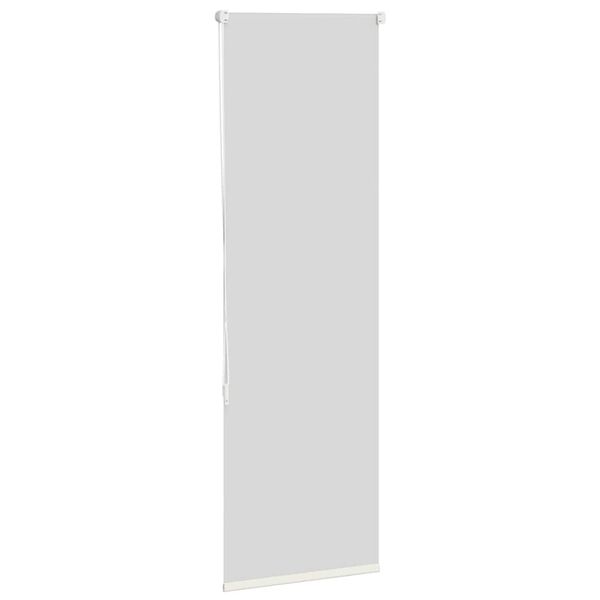 vidaXL Roller Blind Off White 100% polyester, aluminum top rail