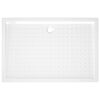 vidaXL Shower Base Tray with Dots White 31.5"x47.2"x1.6" ABS