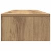 vidaXL Monitor Stand with Drawers Artisian Oak 39.4x10.6x5.9" Engineered Wood