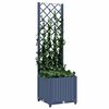vidaXL Garden Planter Blue Grey Polypropylene Small Planters