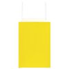 vidaXL Paper Bags 250 pcs with Handles Yellow 12.6x6.7x9.8"
