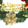 vidaXL Christmas Wreath Green PVC 23.6 in Decorative Inlays