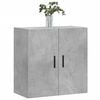 vidaXL Wall Cabinet Concrete grey Engineered wood Standard Wall Cabinet