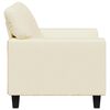 vidaXL Sofa Chair Cream