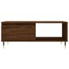 vidaXL Coffee Table Brown Oak Engineered wood, Metal Medium Coffee Table