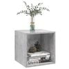 vidaXL Wall Cabinet Concrete Gray Engineered wood