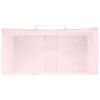 vidaXL Paper Bags 250 pcs with Handles Pink 21x11x31 cm