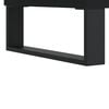 vidaXL TV Cabinet Black Engineered Wood 27.4 x 11.8 x 19.7 in TV Cabinet