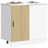 vidaXL Kitchen Base Cabinet Sonoma Oak Engineered Wood Standard