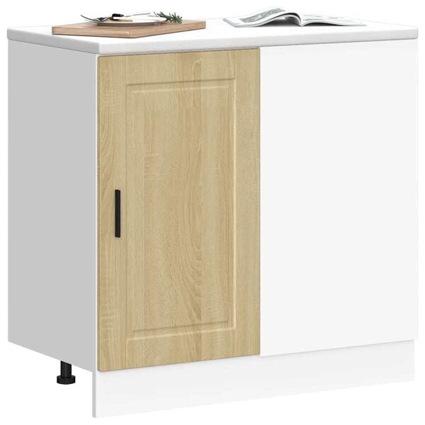 vidaXL Kitchen Base Cabinet Sonoma Oak Engineered Wood Standard