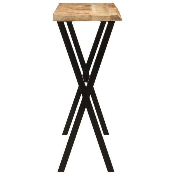 vidaXL Console Table Natural Mango Wood