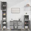vidaXL Sink Cabinet Concrete Grey Engineered Wood 31.5 x 13.0 x 23.6 in