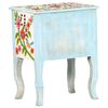 vidaXL Bedside Cabinet Multicolored Solid mango wood, MDF Medium