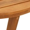 vidaXL Patio Side Table Round Ø21.7x23.6" Solid Wood Acacia