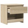 vidaXL Bedside Cabinet Set of 2 Sonoma Oak Engineered wood Small