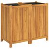 vidaXL Garden Planter Natural Wood Solid Acacia wood Medium