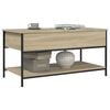 vidaXL Coffee Table Sonoma Oak Engineered wood, Metal Medium