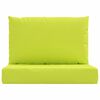 vidaXL Pallet Cushion Bright Green Oxford fabric (100% polyester) Standard
