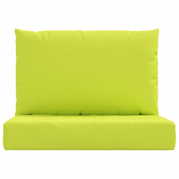 vidaXL Pallet Cushion Bright Green Oxford fabric (100% polyester) Standard