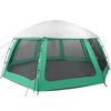 vidaXL Pool Tent with Removable Fly & Mesh Walls Sea Green 240.9x240.9"