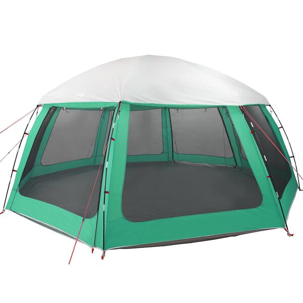 vidaXL Pool Tent with Removable Fly & Mesh Walls Sea Green 240.9x240.9"