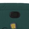 vidaXL Massage Recliner Chair Dark Green 100% Polyester, Metal, Plywood