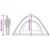 vidaXL Camping Tent 5-Person Gray and Orange Quick Release
