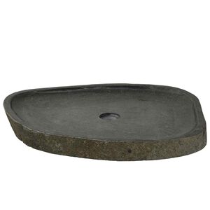 vidaXL Basin Grey (38-45) x (38-45) x 4.72 in River stone