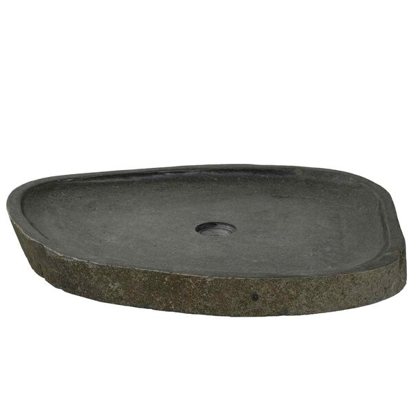 vidaXL Basin Grey (38-45) x (38-45) x 4.72 in River stone