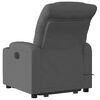 vidaXL Electric Stand Up Massage Recliner Chair Dark gray