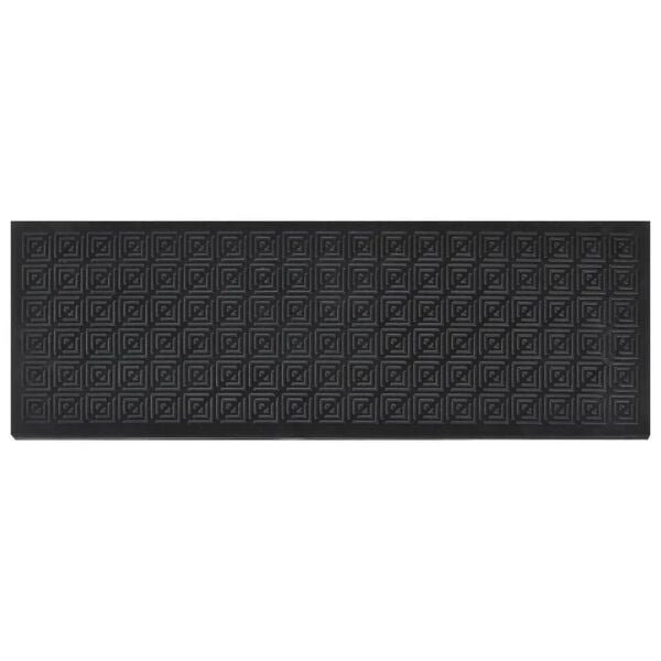 vidaXL Stair Tread Black Rubber Standard Non-slip Stair Tread