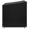 vidaXL Swing Bench Cover Black Polyethylene 84.6 x 59.1 x 51.2/59.1 in