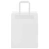 vidaXL Paper Bags 250 pcs with Handles White 21x11x28 cm