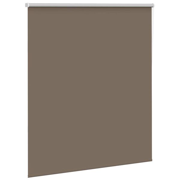 vidaXL Roller Blind Coffee 100% polyester 51.2x59.1 in