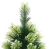 vidaXL Artificial Hinged Christmas Tree Green PVC, Metal 94.5 in tall