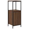 vidaXL Bathroom Cabinet Brown Oak Engineered wood, steel Adjustable Feet