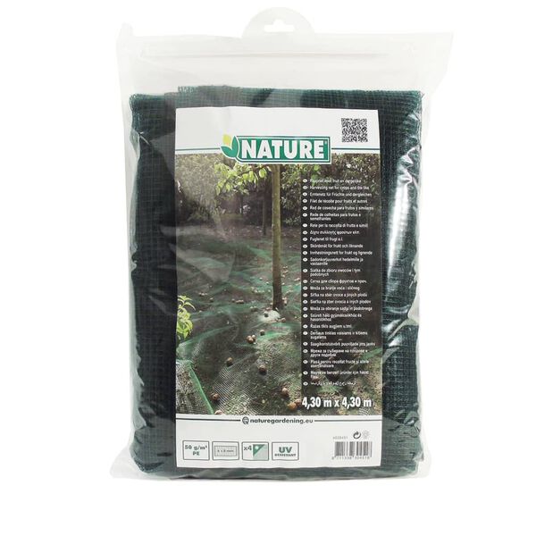 Nature Collecting Net Green Polyethylene 14.1x14.1 ft Strong