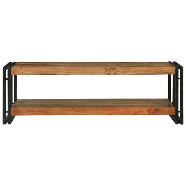 vidaXL Coffee Table Brown 120 x 50 x 38 cm solid acacia wood