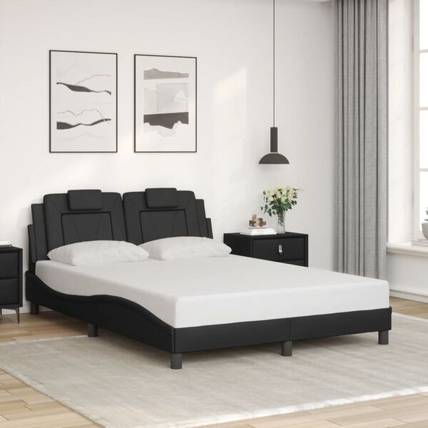 vidaXL Bed Frame Black