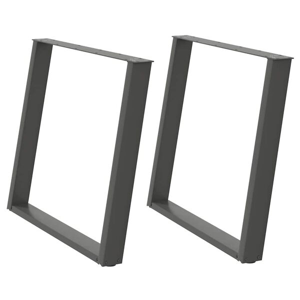 vidaXL Dining Table Leg Anthracite Powder-coated steel