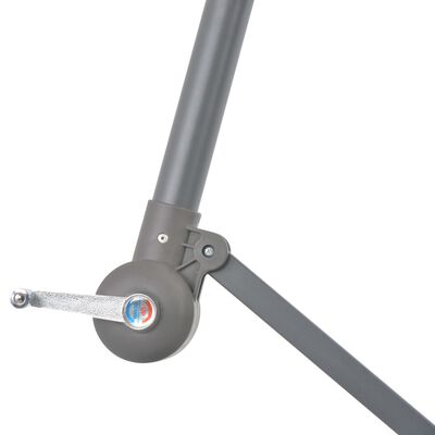 vidaXL Cantilever Umbrella with Aluminum Pole Terracotta 118.1"