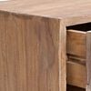 vidaXL TV Cabinet Natural Teak Solid Teak Wood Standard TV Cabinet