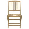 vidaXL Garden Chair Set of 8 Light Wood Solid Acacia wood Standard