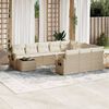 vidaXL Garden Sofa Set Beige