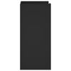 vidaXL Sideboard Black Engineered wood Medium Sideboard Rectangular