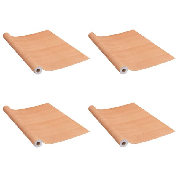 vidaXL Furniture Film Set of 2 Japanese Oak PVC 197 x 35.4 in