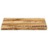vidaXL Table Top Natural Mango Wood 19.7 x 15.7 x 1.0 in Durable