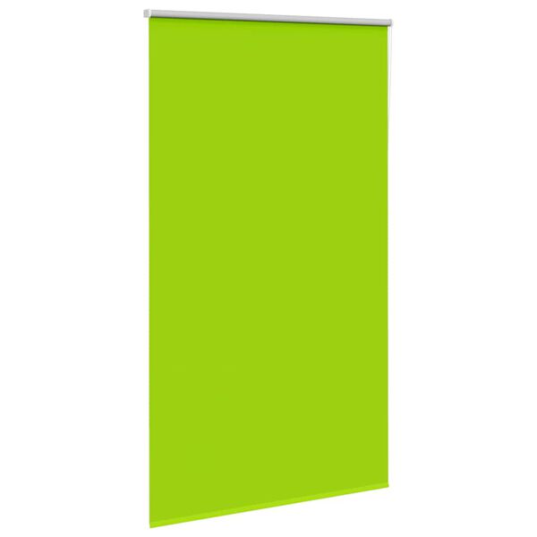 vidaXL Roller Blind Leaves green 100% polyester, Aluminum top rail